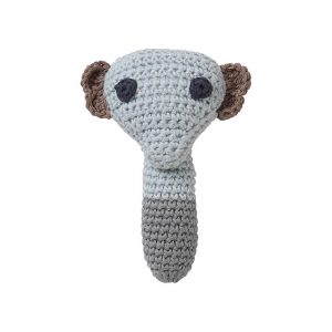 Sarah grey elephant rattle