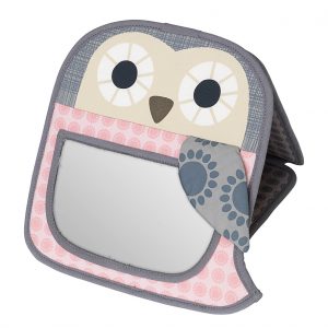 Grete pink owl mirror