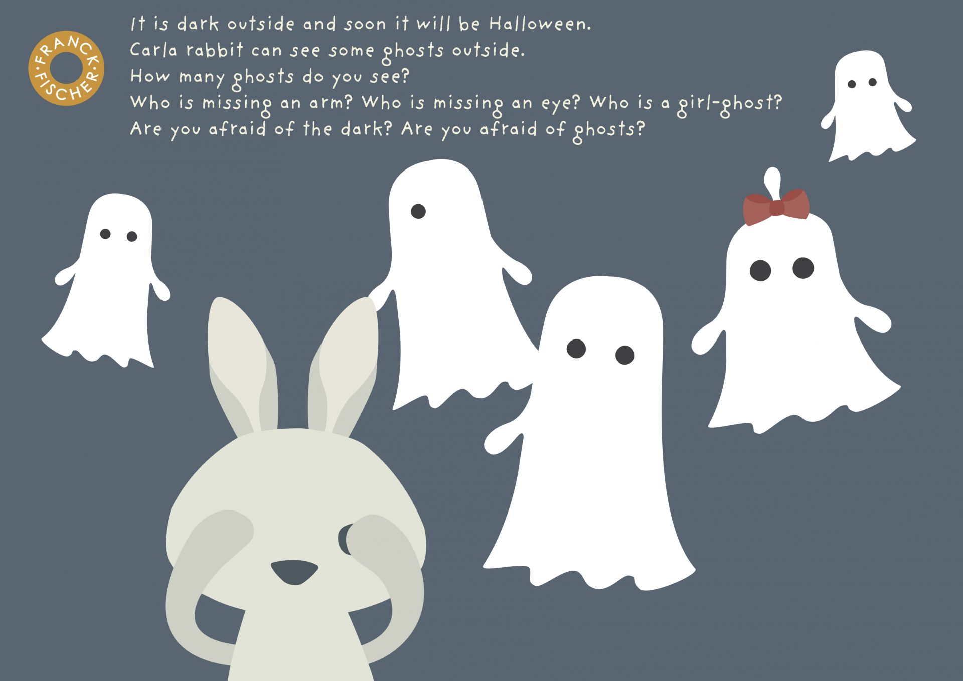 10 Halooween ghosts